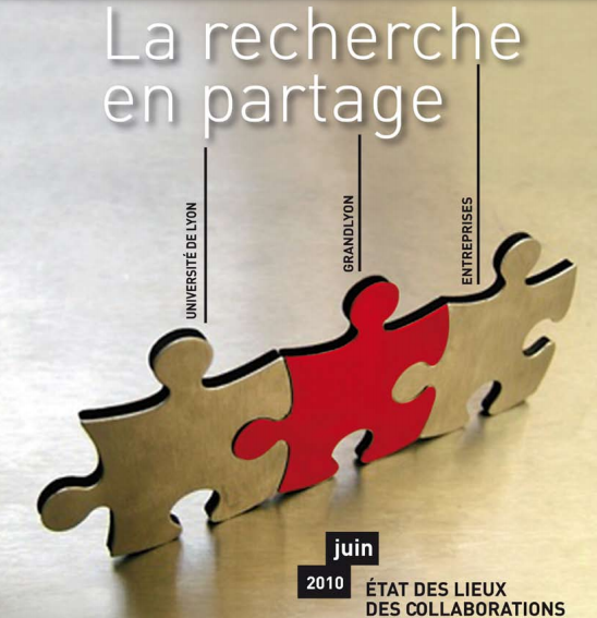 Extrait de la couverture de l'étude "Savoirs et action publique : Etat des lieux 2010 des collaborations avec l'Enseignement Supérieur et la Recherche"